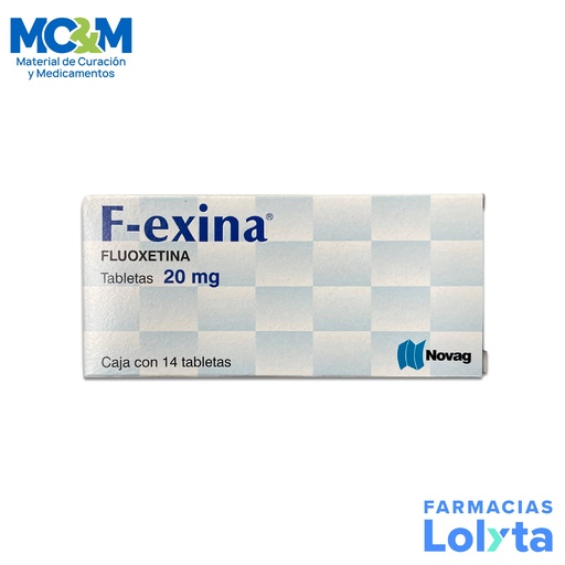 [1036] FLUOXETINA 20 MG C/14 TAB F-EXINA LAB NOVAG