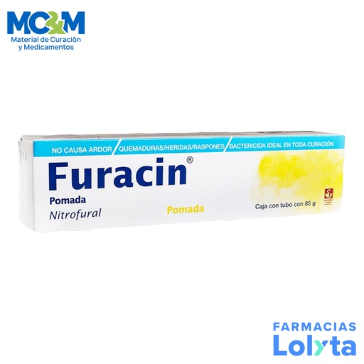 [1475] FURACIN POMADA 0.2 G/100 G TUBO C/85 G NITROFURAL LAB SIEGFRIED RHEIN