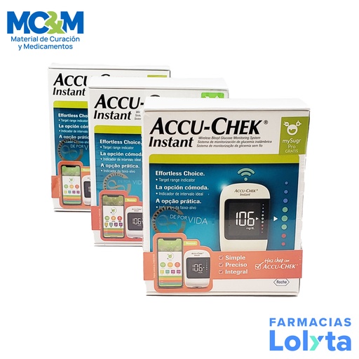 [4228] GLUCOMETRO ACCU-CHEK INSTANT KIT LAB ROCHE