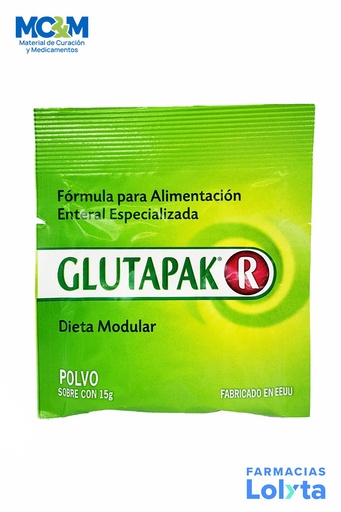 [188] GLUTAPAK R POLVO C/15 G GLUTAMINA LACTOBACILLUS REUTERI LAB VICTUS
