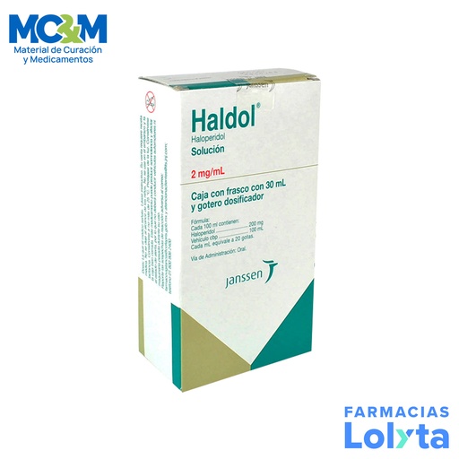 [615] HALDOL SOL GOTAS 2MG/ML HALOPERIDOL C/30 ML LAB JANSSEN