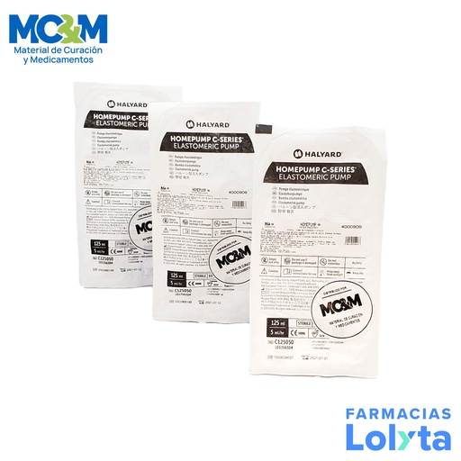 [4145] INFUSOR ELASTOMERICO 125 ML 5 ML/H HOMEPUMP C LAB PISA