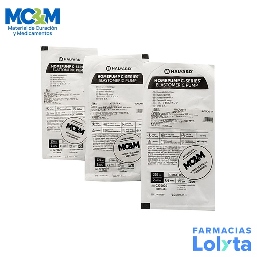 [4146] INFUSOR ELASTOMERICO 270 ML 2 ML/H HOMEPUMP C LAB PISA