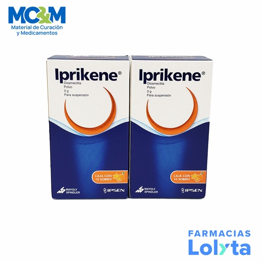 [1083] IPRIKENE 3 G C/10 SOBRES POLVO SABOR NARANJA Y VAINILLA DIOSMECTITA LAB MAYOLY SPINDLER