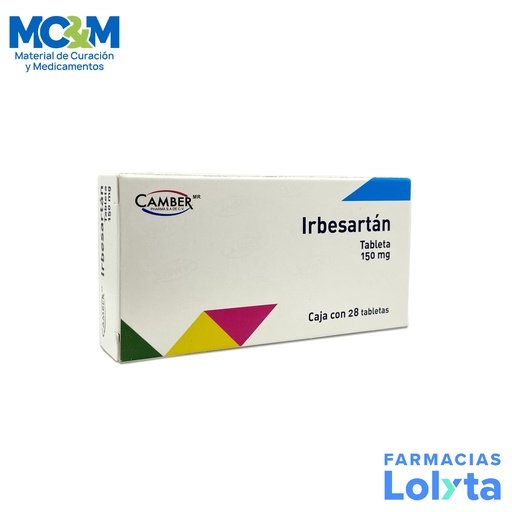 [1052] IRBESARTAN 150MG C/28 TAB LAB CAMBER