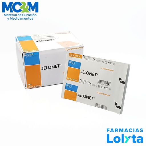 [4299] JELONET 10 X 10 CM APOSITO DE GASA PARAFINADA REF 7409 SMITH&NEPHEW
