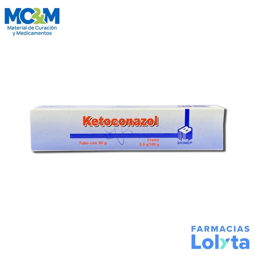 [510] KETOCONAZOL 2% CREMA 2 G/100 G TUBO C/30 G LAB BIOMEP