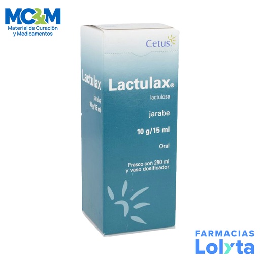 [1066] LACTULAX JARABE 10G/15 ML C/250 ML LACTULOSA LAB CETUS