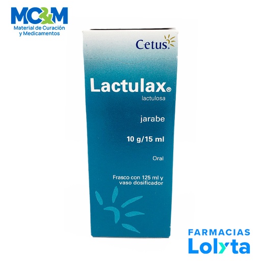 [1068] LACTULAX JARABE 10G/15ML C/125 ML LACTULOSA LAB CETUS