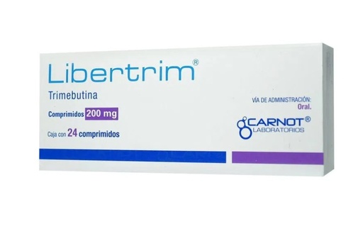 [1158] LIBERTRIM 200 MG C/24 COMPR TRIMEBUTINA LAB CARNOT