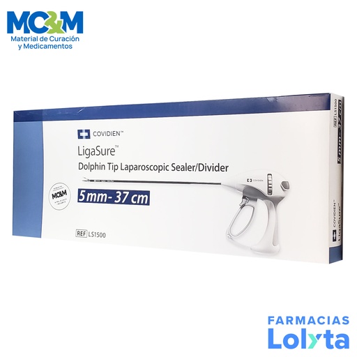 [3262] PINZA LAPAROSCOPICA LIGASURE 5 MM 37 CM DOLPHIN TIP REF LS1500 COVIDIEN (PUNTA DELFIN)