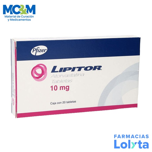 [537] LIPITOR 10 MG C/20 TAB ATORVASTATINA LAB PFIZER