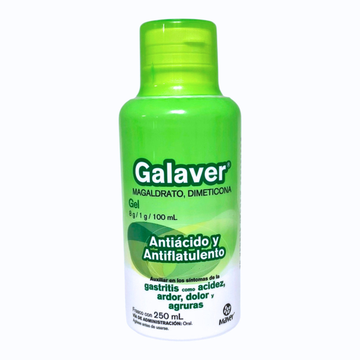 [547] MAGALDRATO DIMETICONA GEL 8/1G/100 ML C/250 ML GALAVER LAB MAVER