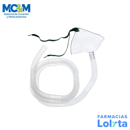 [3724] MASCARILLA TIENDA FACIAL C/TUBO CORRUGADO 1.8 M ADULTO REF HUD1388 HUDSON RCI