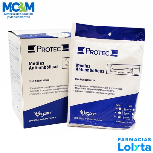 [3428] MEDIA ANTIEMBOLICA GRANDE LARGA AL MUSLO PROTEC DEGASA 1608900