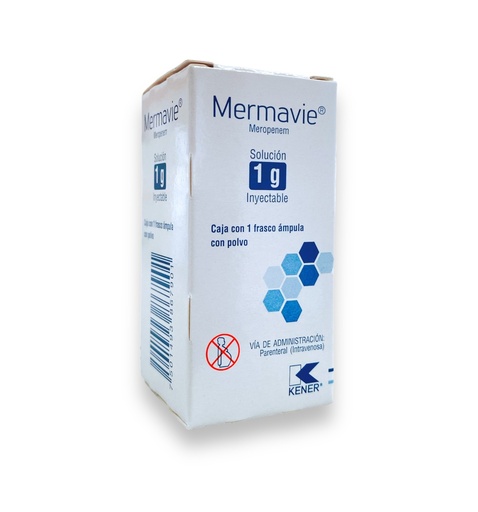 [2553] MEROPENEM SOL INY 1 G C/1 AMP MERMAVIE LAB KENER