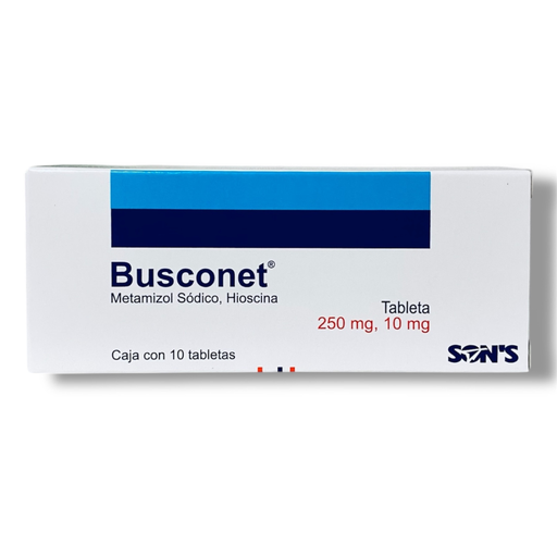 [1841] METAMIZOL SODICO BUTILHIOSCINA 250/10 MG C/10 TAB BUSCONET LAB SONS