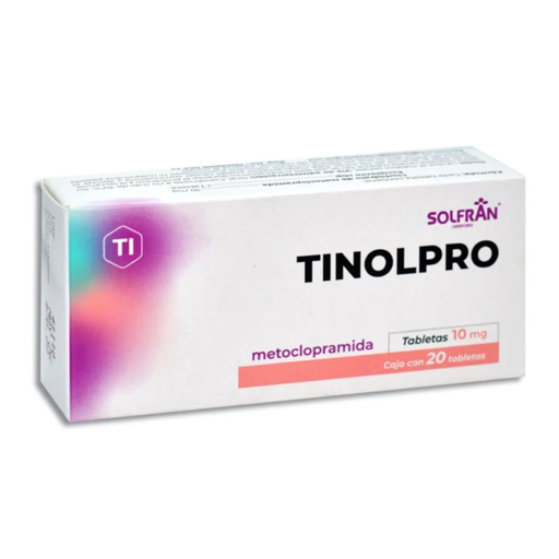 [2172] METOCLOPRAMIDA 10 MG C/20 TAB TINOLPRO LAB SOLFRAN