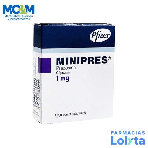 [504] MINIPRES 1 MG C/30 CAP PRAZOSINA LAB PFIZER