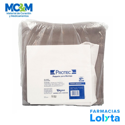 [3433] PAQUETE PARA MORTAJA IMPERMEABLE MEDIANA PROTEC DEGASA 870060