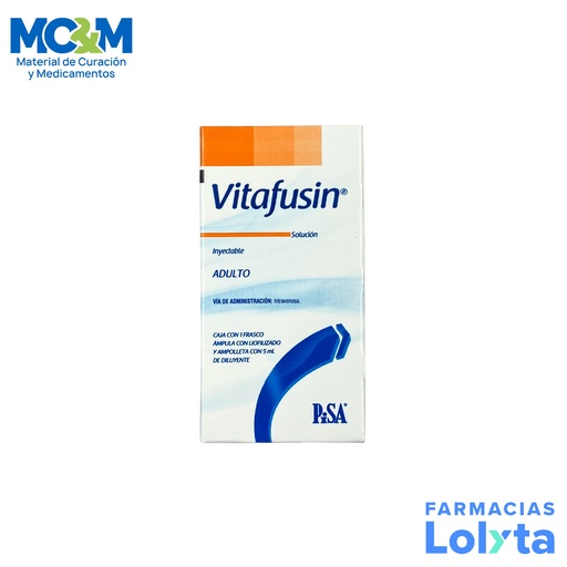 [2640] MULTIVITAMINICO ADULTO SOL INY 5 ML VITAFUSIN LAB PISA