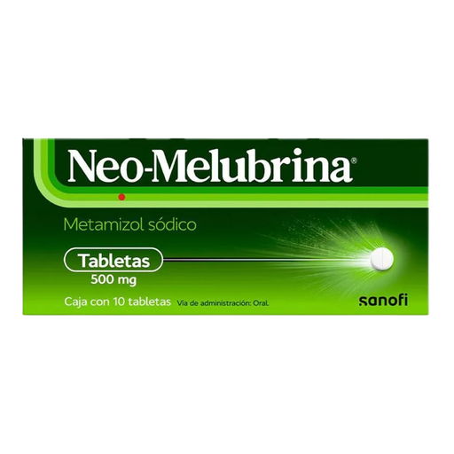 [1079] NEOMELUBRINA 500 MG C/10 TAB METAMIZOL