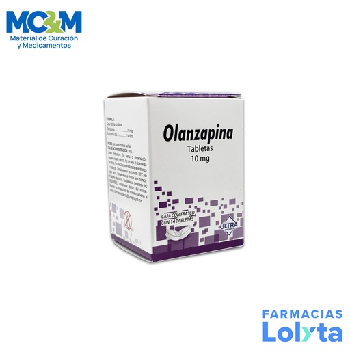 [1081] OLANZAPINA 10 MG C/14 TAB LAB ULTRA