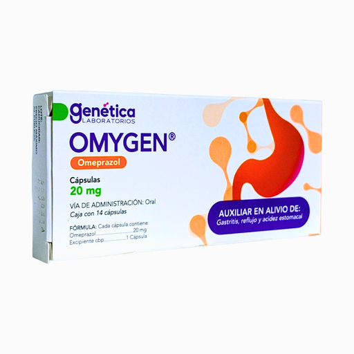 [1084] OMEPRAZOL 20 MG C/14 CAP OMYGEN LAB GENETICA
