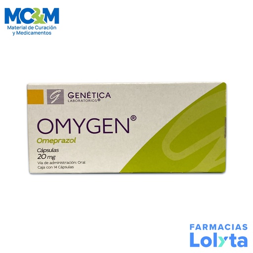 [1084] OMEPRAZOL 20 MG C/14 CAP OMYGEN LAB GENETICA