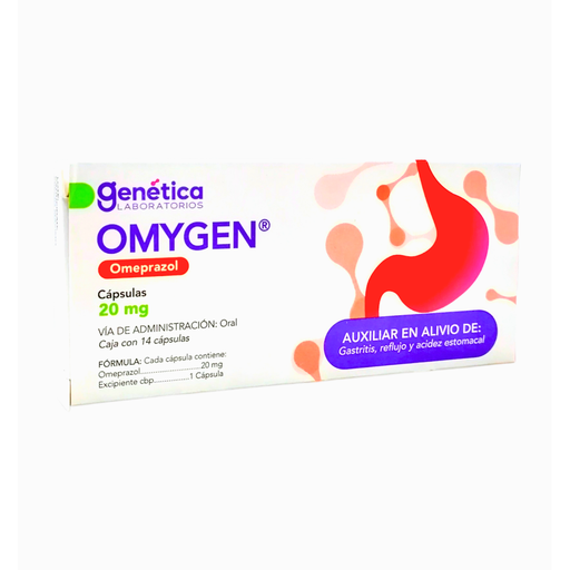 [1084] OMEPRAZOL 20 MG C/14 CAP OMYGEN LAB GENETICA