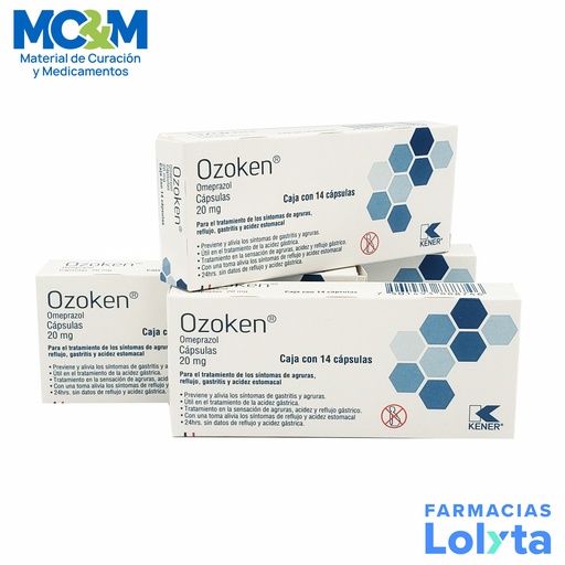 [2257] OMEPRAZOL 20 MG C/14 CAP OZOKEN LAB KENER