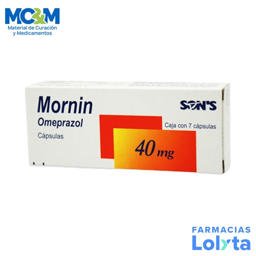 [2262] OMEPRAZOL 40 MG C/7 CAP MORNIN LAB SONS