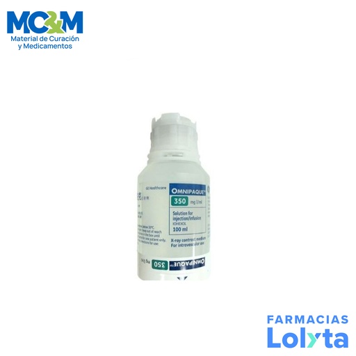 [4536] OMNIPAQUE SOL INY 350 MG IODO/ML FCO C/100 ML MEDIO DE CONTRASTE RADIOLOGICO NO IONICO (IOHEXOL LAB GE HEALTHCARE
