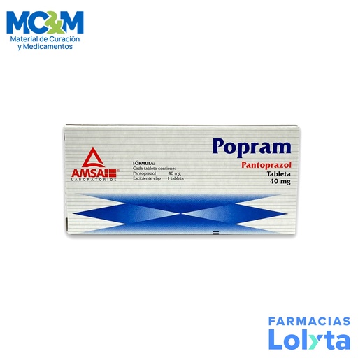 [640] PANTOPRAZOL 40 MG C/14 TAB POPRAM LAB AMSA
