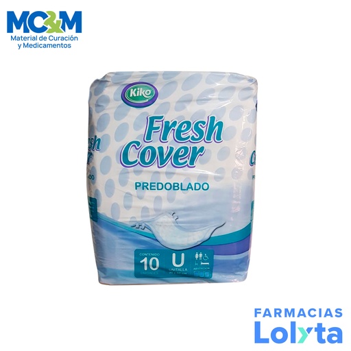 [4414] PAÑAL FRESH COVER PREDOBLADO C/10 PZS AD