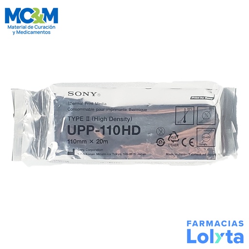 [4540] PAPEL PARA ULTRASONIDO SONY UPP110HD