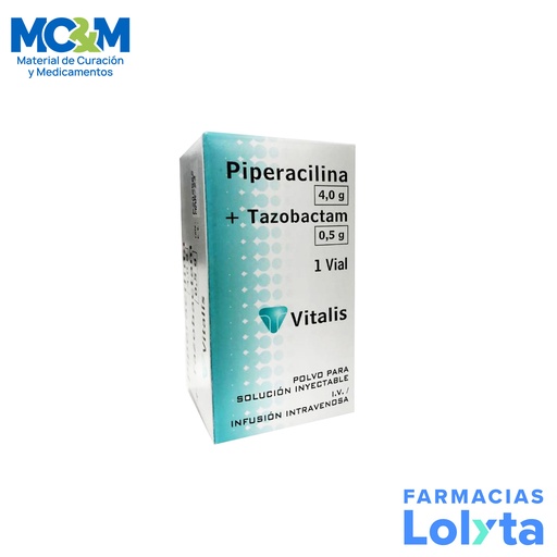 [2581] PIPERACILINA TAZOBACTAM SOL INY 4/0.5 G LAB VITALIS