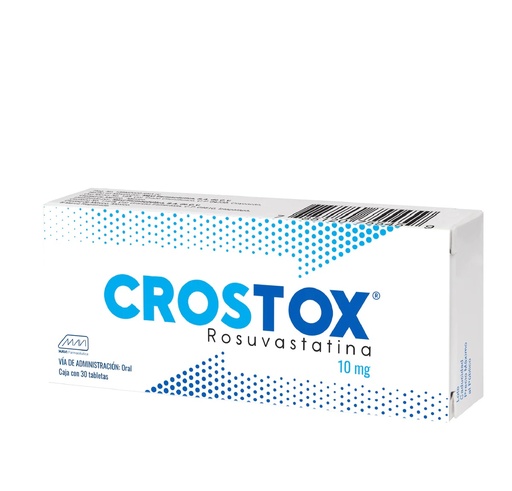 [2333] ROSUVASTATINA 10 MG C/30 TAB CROSTOX LAB MAVI