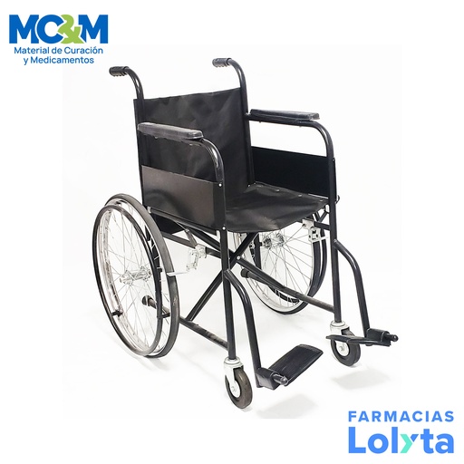 [4460] SILLA DE RUEDAS ECONOMICA LLANTA DE LIGA