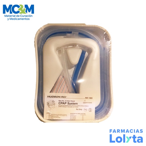 [3704] SISTEMA CPAP NASAL NEONATAL #0 REF HUD1683 HUDSON RCI