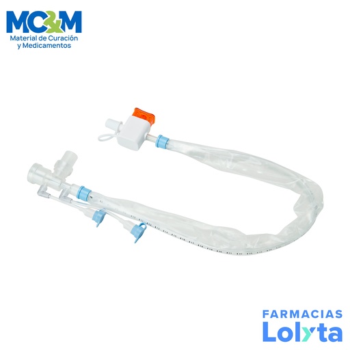 [724] SISTEMA DE SUCCION CERRADO PARA TRAQUEOSTOMIA CON PUERTO DE IRRIGACION 5 FR X 32 CM LAB BIOTEQ