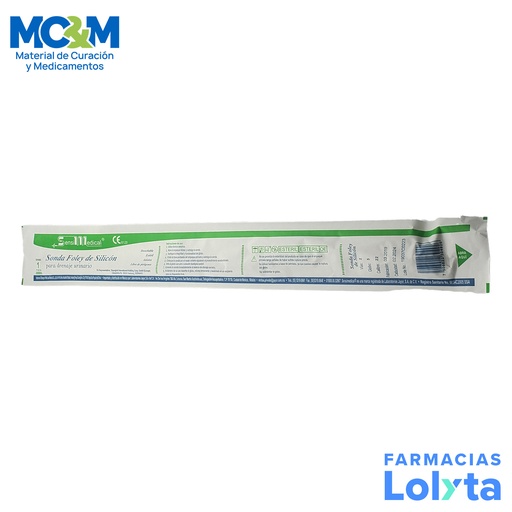 [4288] SONDA FOLEY 100% SILICON 22 FR SENSIMEDICAL