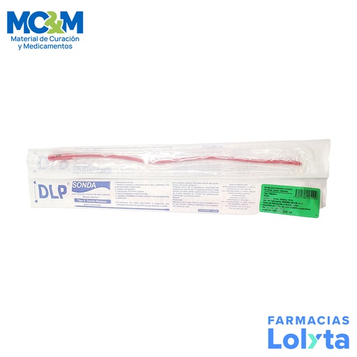 [3534] SONDA NELATON #14 ROJA ESTERIL DENTILAB