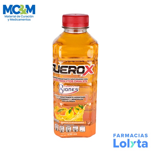 [1433] SUEROX 8IONES NARANJA MANDARINA 630 ML LAB GENOMMA
