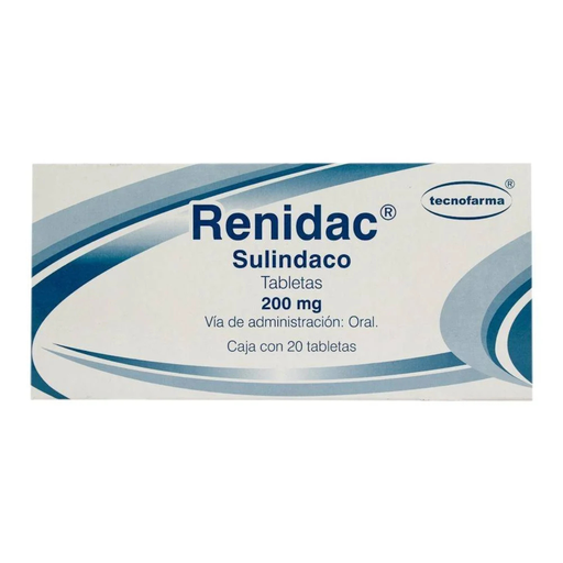 [2360] SULINDACO 200 MG C/20 TAB RENIDAC LAB TECNOFARMA