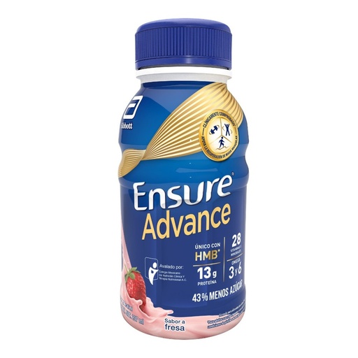 [1442] SUPLEMENTO ALIMENTICIO ENSURE ADVANCE 237 ML FRESA LAB ABBOTT