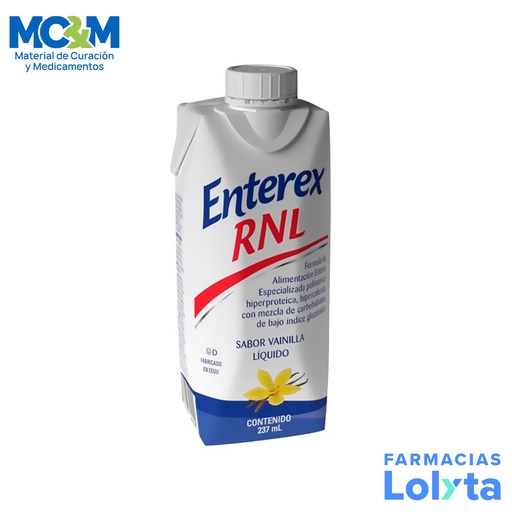 [766] SUPLEMENTO ALIMENTICIO ENTEREX  RNL  VAINILLA 237ML LAB DIGRIF