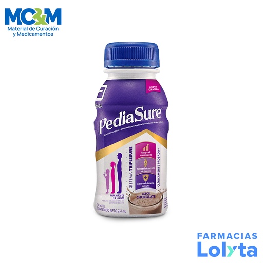 [771] SUPLEMENTO ALIMENTICIO PEDIASURE CHOCOLATE C/237 ML LAB ABBOTT