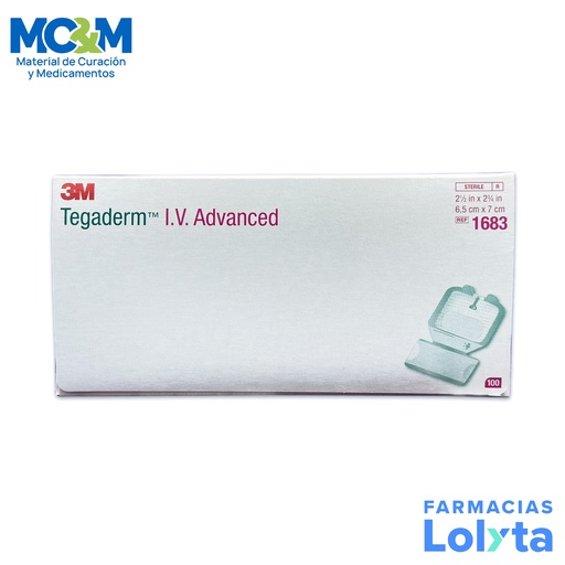 [863] TEGADERM IV ADVANCED 6.5 CM X7 CM C/100 PZ REF 1683 3M