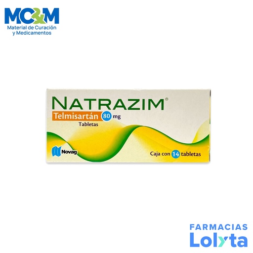 [866] TELMISARTAN 80 MG C/14 TAB NATRAZIM LAB NOVAG